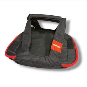 PYREX Portables Insulated Thermocooler with Zippered Enclosure, Black/Red